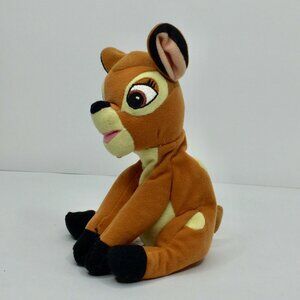 Disney Bambi 7" Plush Brown Deer Mini Bean Bag Stuffed Animal Toy Stuffie